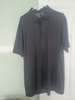 Adidas Dri-Fit Black Flowered Pattern Brand New Strech Lightweight XL